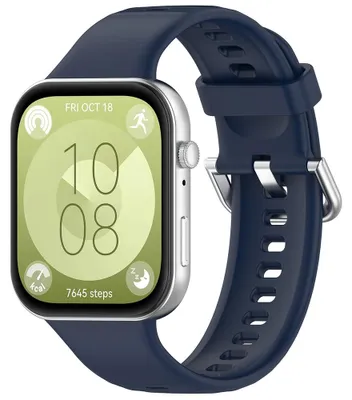 Zdjęcie produktu dla Techsuit - Watchband (W061) pasek do Huawei Watch Fit 3 – granatowy