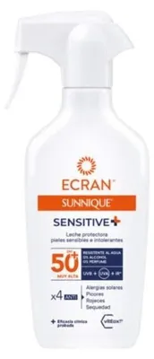 Imagen del producto de Protector solar Sunnique Sensitive, factor SPF 50, 270 ml