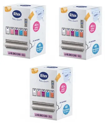 Produktbild von 120x Ritex Sortenmix Kondome in Automatenpackung - verschiedene Größen
