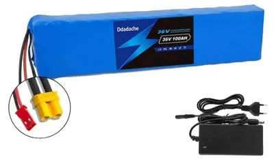 Obrázek produktu pro Lithiová baterie, kapacita 100 Ah, jmenovité napětí 36 V, konektor XT30-JST
