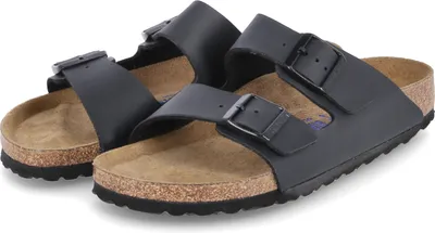 Produktbild von Birkenstock 551253 Arizona SFB BF Uni Tieffuss-Pantolette  Schwarz, Schwarz, Gr. 42