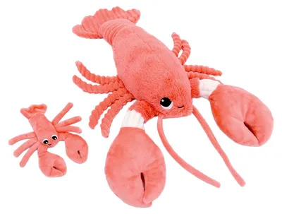 Zdjęcie produktu dla Pluszowe zabawki Déglingos. Déglingos, Ptipotos, pluszowe zabawki dla mamy i dziecka. Kocham Cię, Krab, Mamo