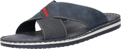Produktbild von Rieker Herren-Pantolette Blau, Farbe:blau, EU Größe:47