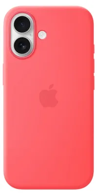 Image de Apple Coque en silicone avec MagSafe pour iPhone 17 - Rose goyave