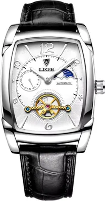 Produktbild von Herren Uhr LIGE OR-35196 - Schwarz/Weiß KP35196