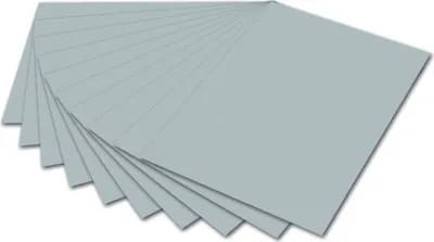 Produktbild von Folia 6760 Tonpapier - 50 x 70 cm, silber