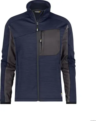 Produktbild von Dassy Fleecejacke Convex 300447 PES38 Gr. L-STANDARD nachtblau/anthrazitgrau