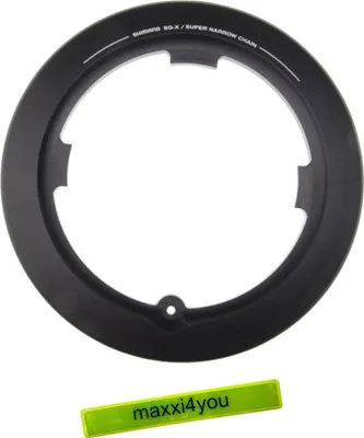 Immagine prodotto di Anello paracatena Shimano per FC-C503 plastica nera incl. nastro riflettente maxxi4you