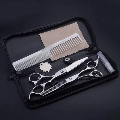 Produktbild von Friseurschere 6,0 Zoll Blue Diamond Professionelles Friseurscheren-Set Schere