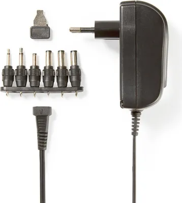 Immagine prodotto di Adattatore di alimentazione universale Nedis, 18 W - Nero