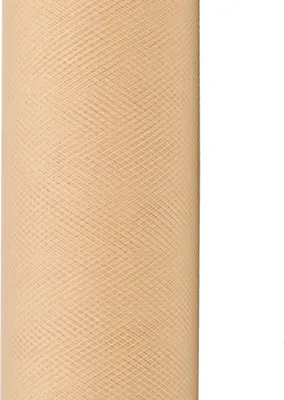 Produktbild von 9m Rolle Tüll 30cm, Farbauswahl:sand / beige / natur 835