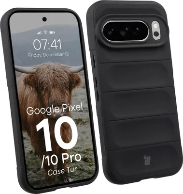 Produktbild von Robuste Handyhülle für Google Pixel 10 / 10 Pro, Bizon Case Tur, Schwarz