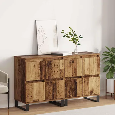 Immagine prodotto di vidaXL Mobile bar con 2 ripiani, legno massello, 60 x 35 x 70 cm