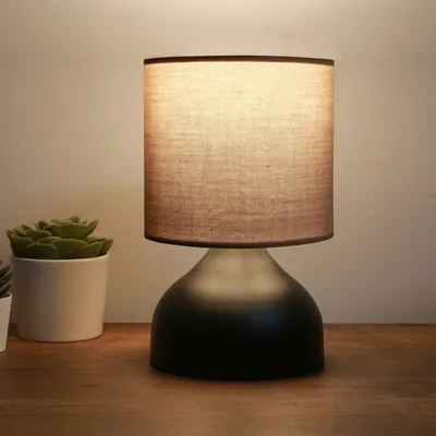 Produktbild von Tischlampe ’Shoreham’ Metall 1 x E27 Braun