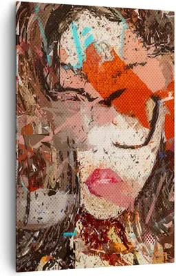Produktbild von Bild auf Leinwand - Leinwandbild - Einteilig - Abstraktion modern - 80x120cm - Wand Bild - Wanddeko - Wandbilder - Leinwanddruck - Wanddekoration - Leinwand bilder - Wandbild - PA80x120-3464