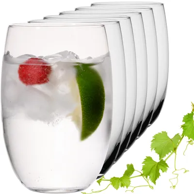 Produktbild von IMPERIAL glass Trinkgläser Set 6 Stück - Wasserglas/Saftglas 500ml aus Crystalline Glas spülmaschinenfest