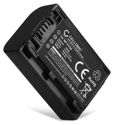 Image de CELLONIC Batterie compatible avec Sony AX53 4K HANDYCAM FDR-AX53, NP-FV100