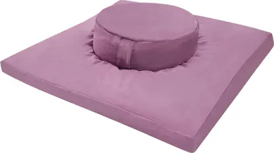 Image de Coussin de méditation, design ergonomique, matériaux résistants, LILA