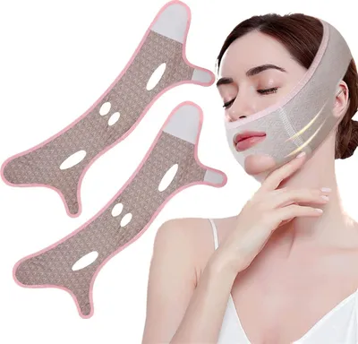 Produktbild von 2 Stk.Facelifting-Masken-Schlafbandagen, Kinnhautbandagen straffen