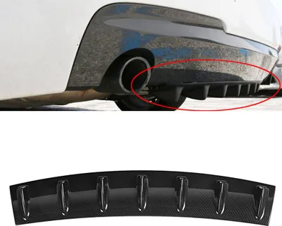 Immagine prodotto di Spoiler posteriore Shark 7-Fin Deflettore paraurti Diffusore grande