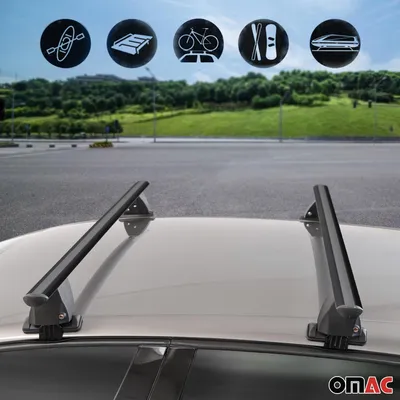 Produktbild von Menabo Dachträger für Toyota Tundra XK50 mk2 2014-2021 FL 50kg Alu Schwarz 2x