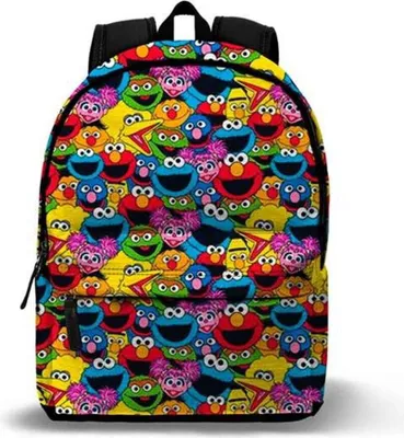 Produktbild von Karactermania Sesame Street Collage Rucksack Mehrfarbig Mehrfarbig One Size