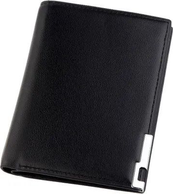 Zdjęcie produktu dla Portfel Baellerry ZE-15011 - Elegancki Czarny Portfel KP15011