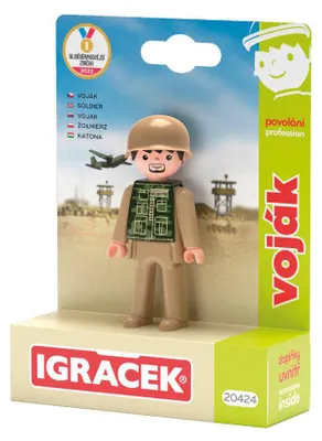 Obrázek produktu pro Igráček Voják - figurka s příslušenstvím