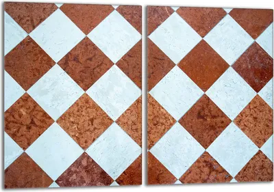 Immagine prodotto di Set di piastre di copertura per piano cottura 2x40x52 cm copertura per piano cottura in Vetroceramica alzatina in vetro, piastrelle marroni