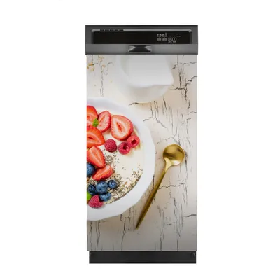 Produktbild von Aufkleber sticker 45x80 cm Dekorative folie Spülmaschine - Müsli zum FrühErdbeeren