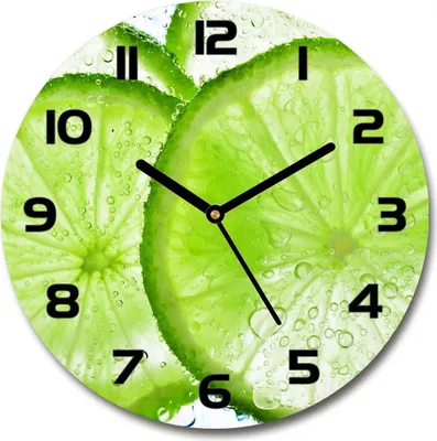 Produktbild von Wanduhr aus Glas 30fi Glasbild Glasuhr Gehärtetes Glas - schwarze-zeiger - Limes under water