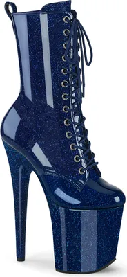 Produktbild von FLAMINGO-1040GP Damen Booties von Pleaser, Dunkelblau  , EU 40, US 10