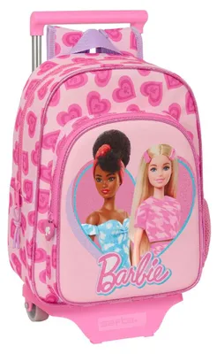 Produktbild von Schulrucksack mit Rädern Barbie Love Rosa 26 x 34 x 11 cm