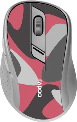 Immagine prodotto di Rapoo M500 Silent - Mouse - ottico - 6 pulsanti - senza fili - 2,4 GHz, Bluetooth 4.0, Bluetooth 3.0