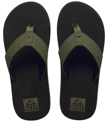 Produktbild von Die Layback Schwarz/Olive - Heren Pantoffeln - CJ4366