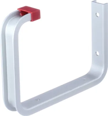 Produktbild von Alberts Deckenhaken | abgewinkelt | Aluminium | Hakentiefe 120 mm | Gesamthöhe 160 mm | 10er Set