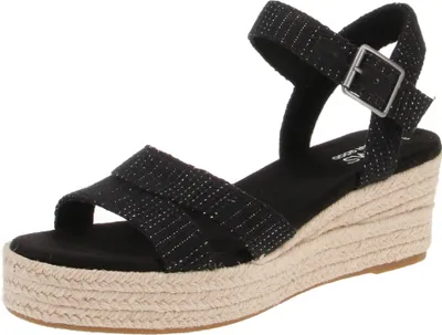 Produktbild von Toms 10020749 Audrey - Damen Schuhe Sandaletten - Black, Größe:38 EU