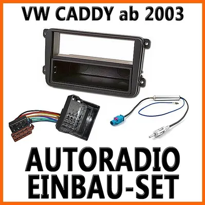 Produktbild von VW Caddy 2K ab 2003 - Unviersal DIN Autoradio Einbauset