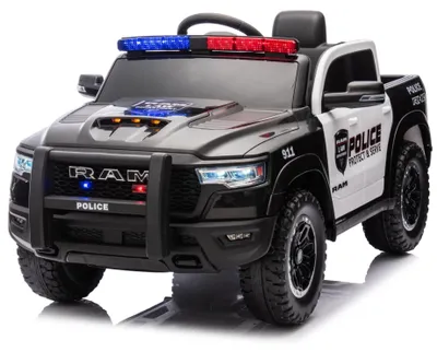 Produktbild von Dodge RAM 1500 - Kinder Elektroauto - 12V - mit Fernbedienung - Sirene - Blaulicht