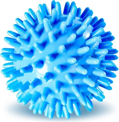 Produktbild von Kawanyo Igelball 7 cm blau für Massage, Stretching, Faszientraining und Reflexzonen