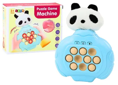 Produktbild von Leantoys Gra Pop-It Panda Pluszowa Konsola Zr?czno?ciowa Wibracje Sensoryczna