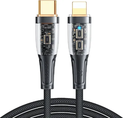 Produktbild von Joyroom SC Lightning 20W 1,2m USB auf USB-C Lightning Kabel S-CL020A3 (schwarz)