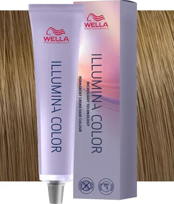 Produktbild von Wella Illumina Color, Blond, 8/, Frauen, 60 ml, Alle Haare, Farbspeichernd, Schutz, Glanz