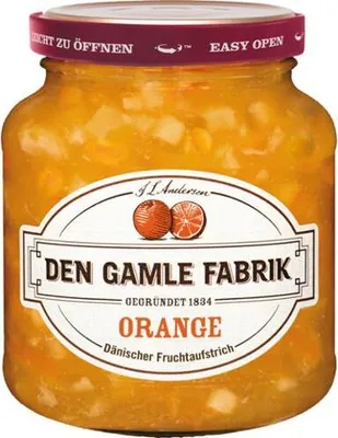 Produktbild von Den gamle Fabrik Orange Fruchtaufstrich 380g