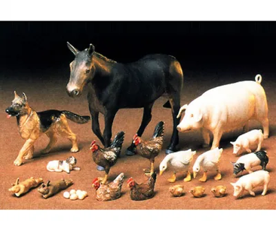 Zdjęcie produktu dla Tamiya 1:35 Diorama Set Pets (18)