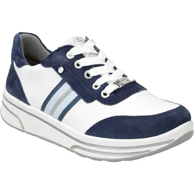 Immagine prodotto di Scarpe da ginnastica Ara 32442-78 SAPPORO 2.0, pelle liscia, blu, donna