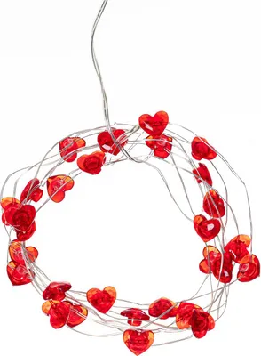 Produktbild von Lindby LED-Lichterkette Titciana, Herz, Valentinstag, 320 cm