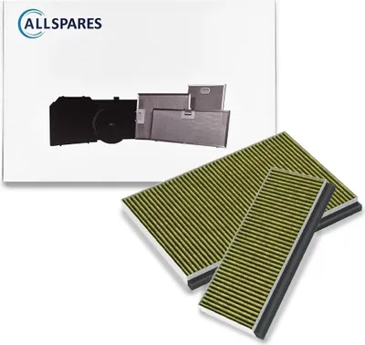 Produktbild von AllSpares CleanAir Plus Aktivkohlefilter (2x) für Dunstabzugshauben geeignet für