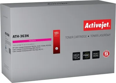 Image de Toner Activejet ATH-363N (remplace HP 508A CF363A ; Supreme ; 5000 pages ; magenta)