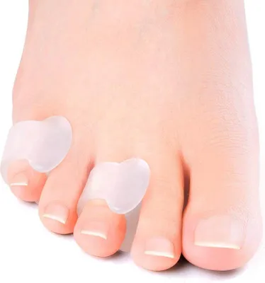 Produktbild von Zehentrenner, Gel-Zehenspreizer, Kleine Bunion korrektur zur Verhinderung von Reibung und Druckentlastung (12 Stück)